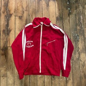 Vintage talon zipper Red Track Jacket